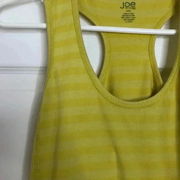 Joe Fresh Tank Top Yellow Striped Size Medium - Picture 4 of 16